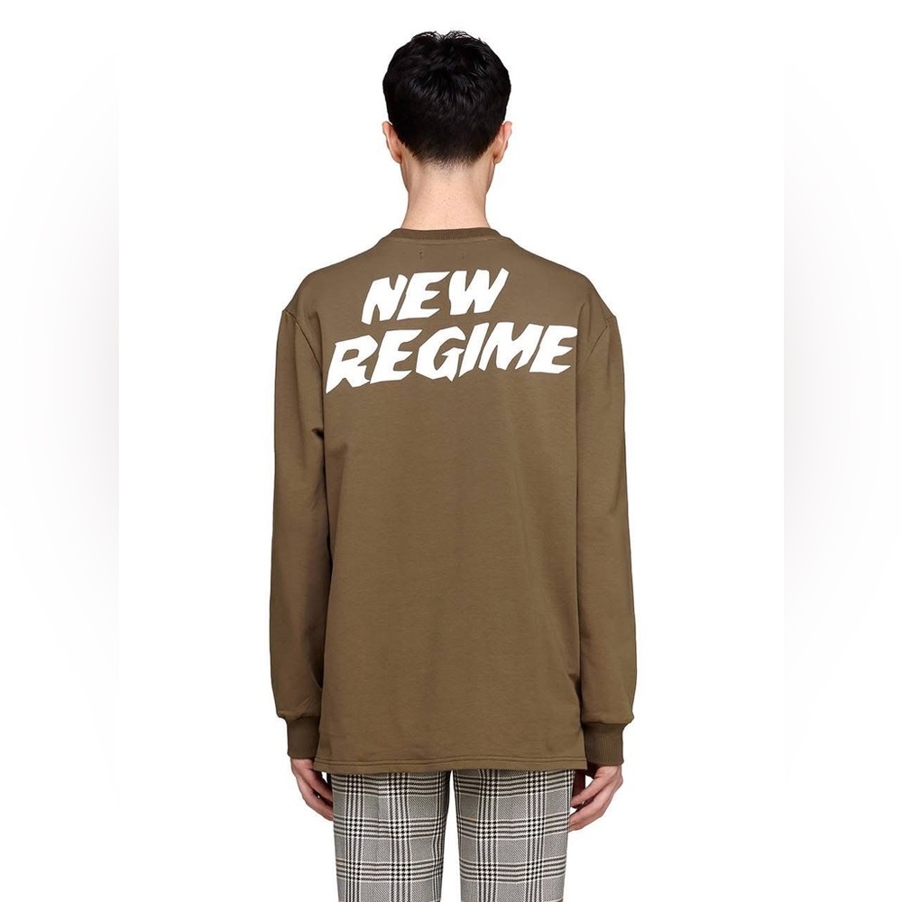 Atelier New Regime Olive Green Long-Sleeve Shirt